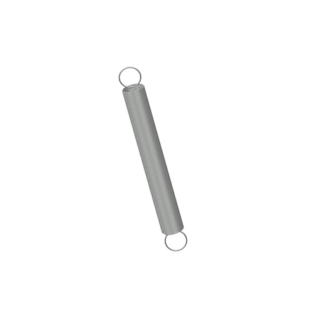 Extension Spring, O= .281, L= 2.50, W= .015 R S/U